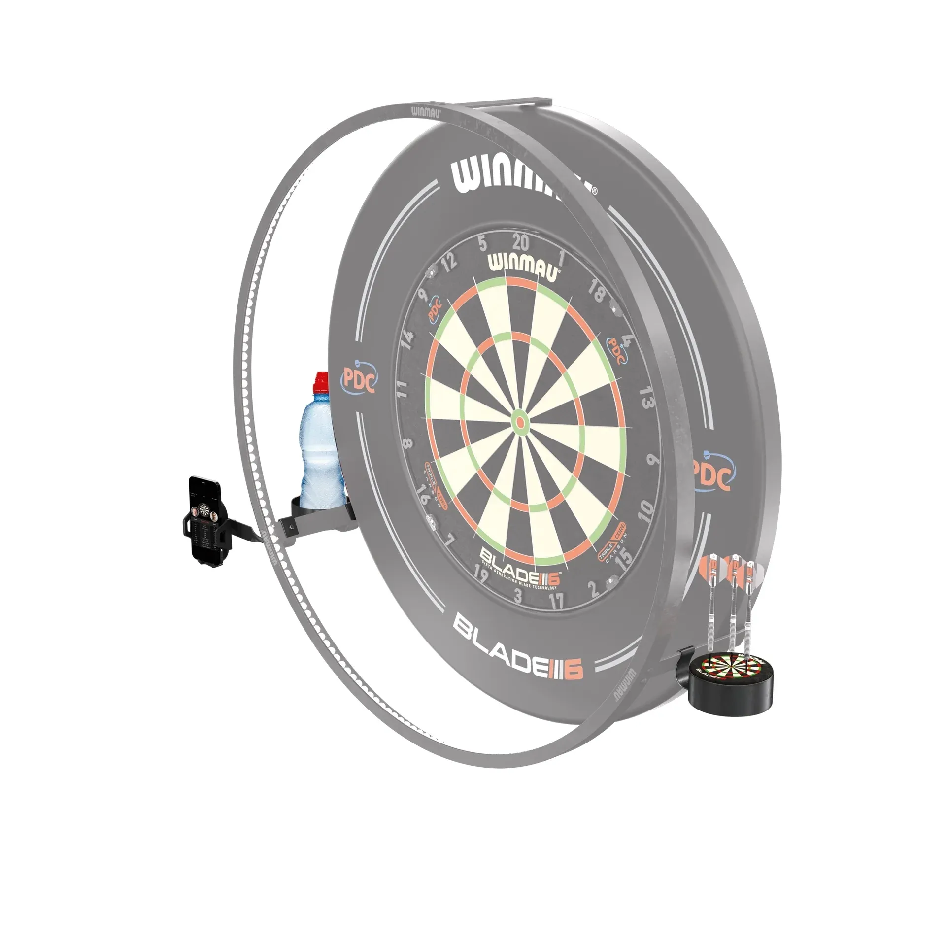 01_plasma_accessories_shadedout Smiginio taikinio apšvietimo sistemos Winmau plasma aksesuarų rinkinys