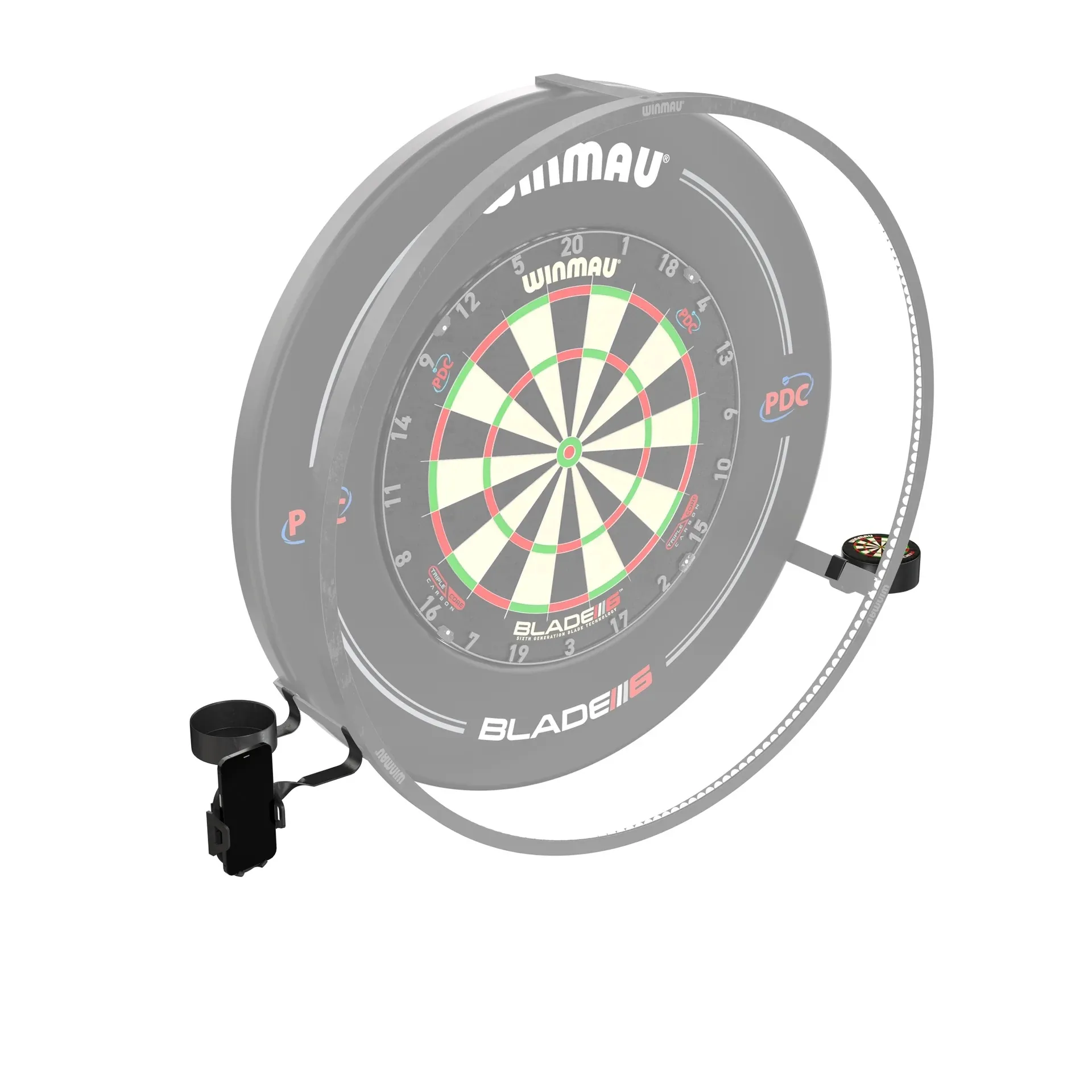 03_plasma_accessories_shadedout Smiginio taikinio apšvietimo sistemos Winmau plasma aksesuarų rinkinys