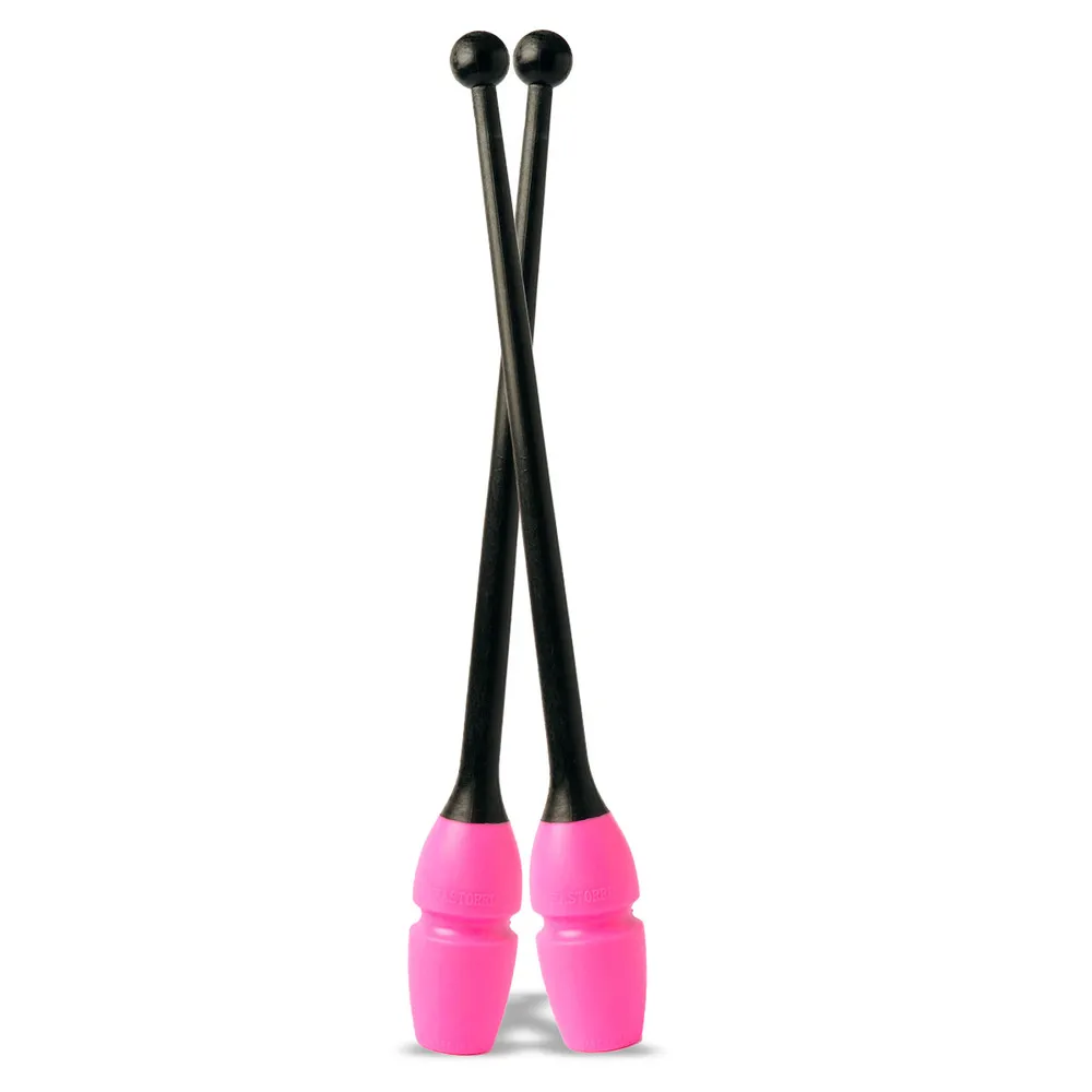 Kuokelės Pastorelli Masha Black and Fluo pink 36cm 04232