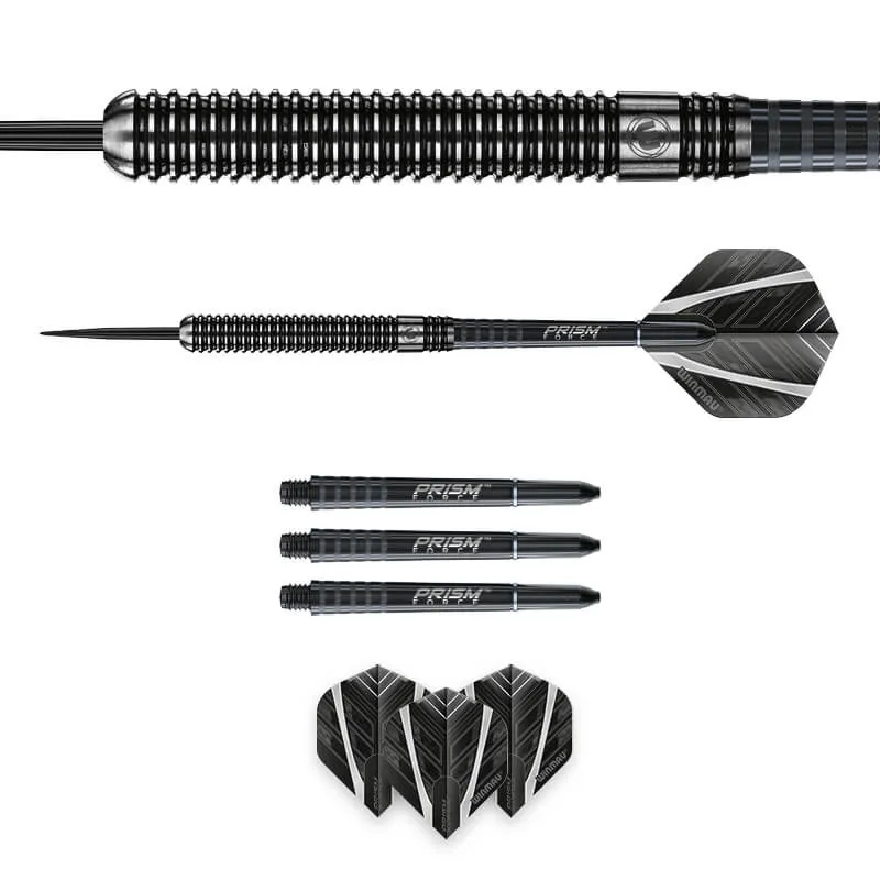 Smiginio strėlytės Winmau Blackout 1 90% Steel Tip 21 g