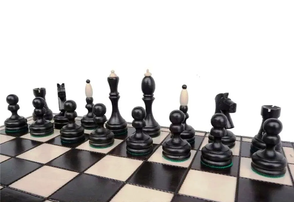 Šachmatai Classic 500x250x60mm, karalius 100mm