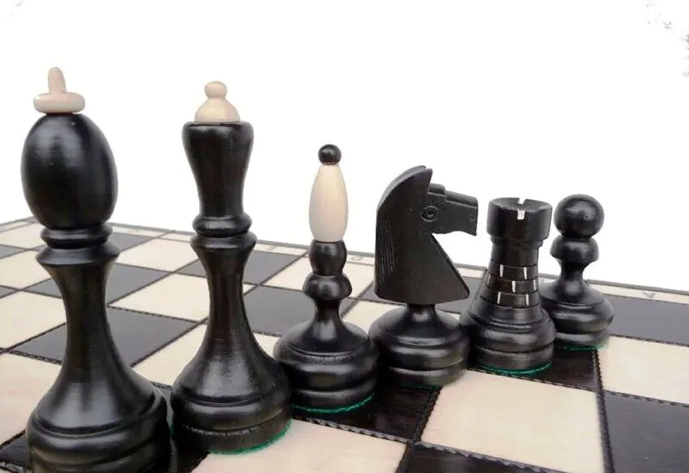 Šachmatai Classic 500x250x60mm, karalius 100mm