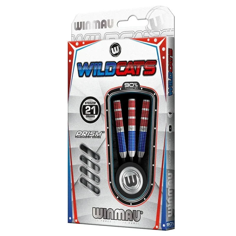 Smiginio strėlytės Winmau Wildcats 90% Steel Tip 24 g