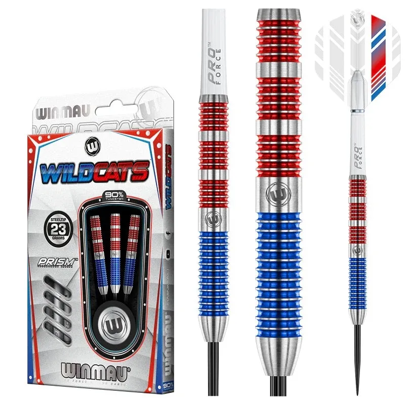 Smiginio strėlytės Winmau Wildcats 90% Steel Tip 23 g