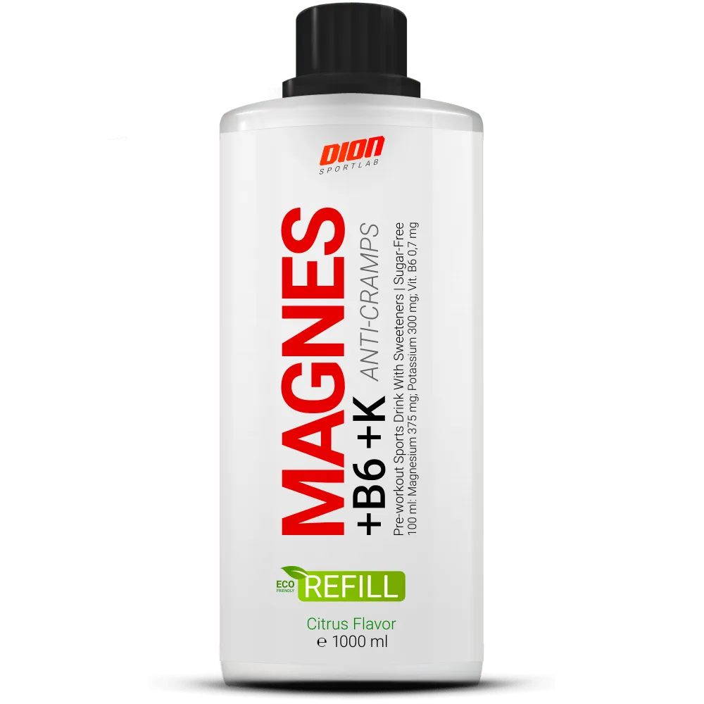MAGNES +B6 +K REFILL 1000 ml Citrusų sk.