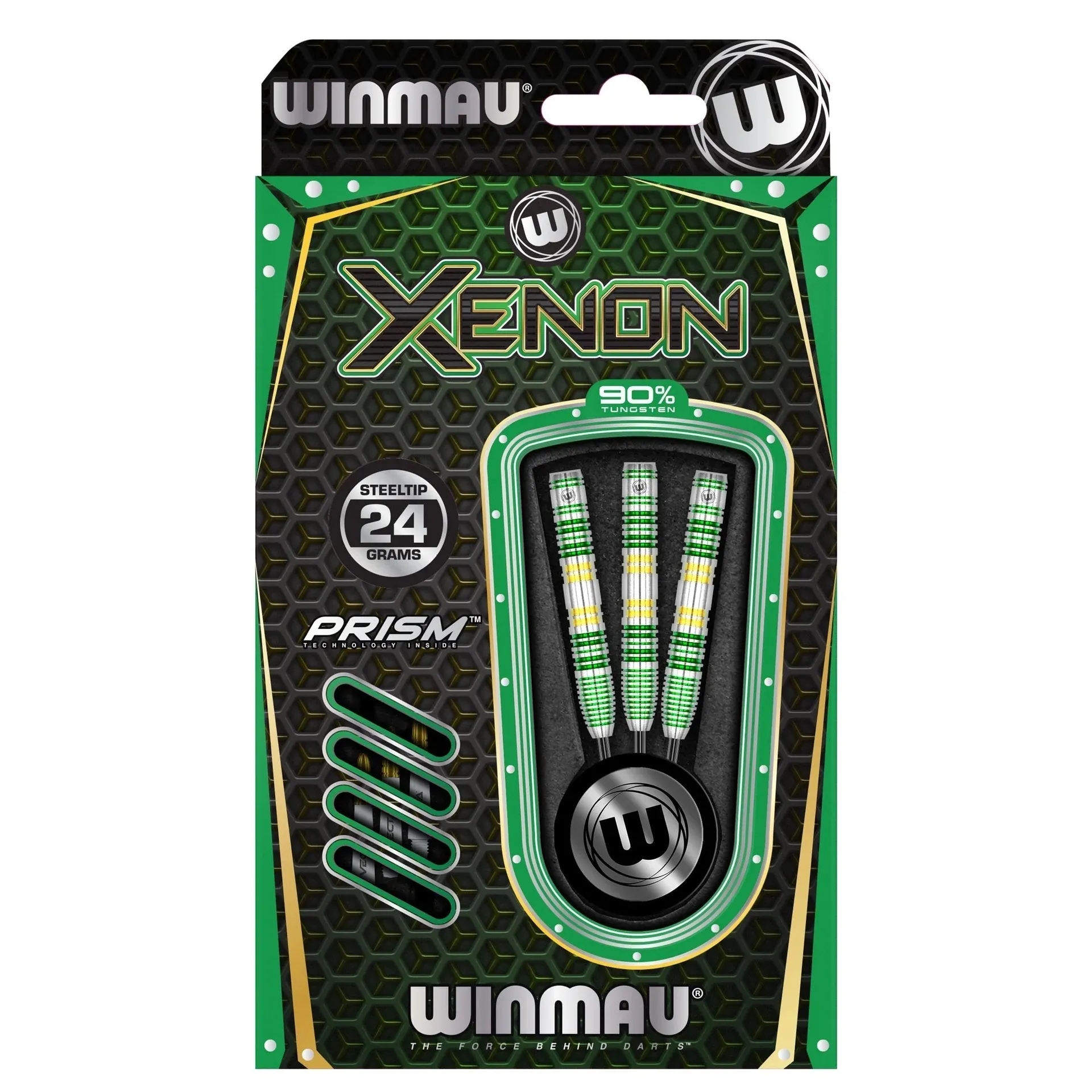 Smiginio strėlytės Winmau Xenon 90% Steel Tip 23 g