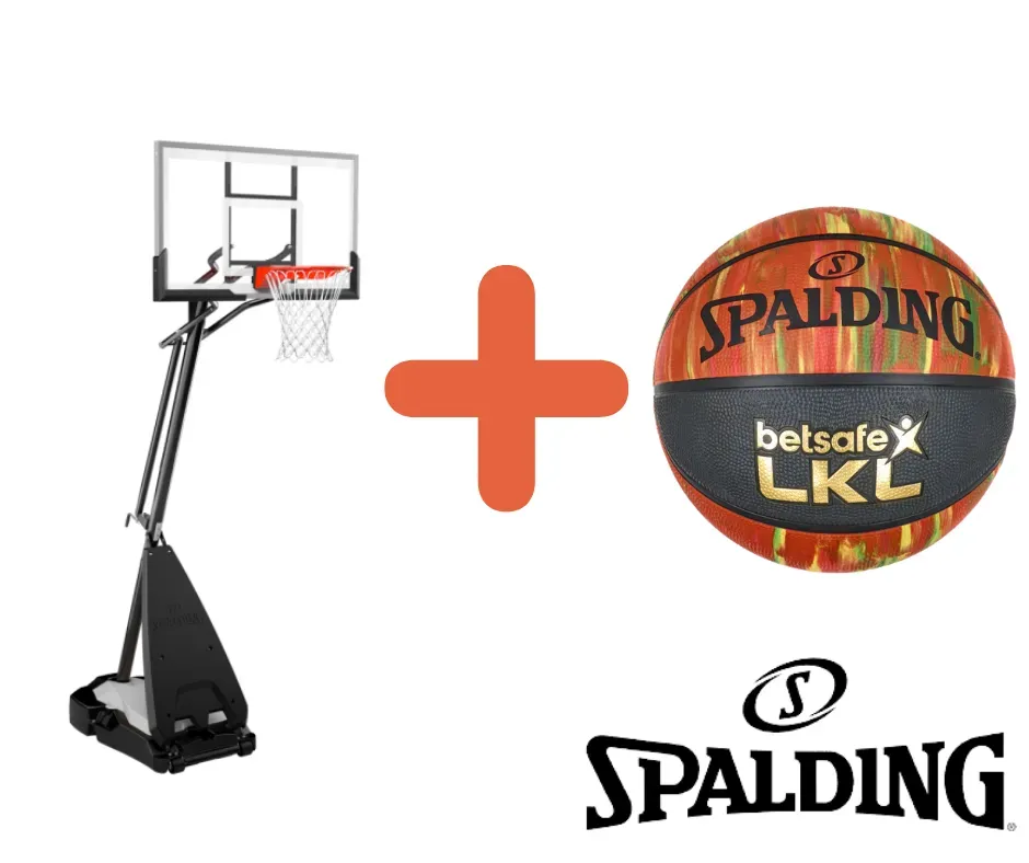 KREPŠINIO STOVAS SPALDING ULTIMATE HYBRID GLASS 54”