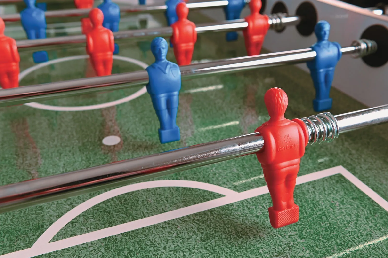 17334dc3-a4a1-4181-9a384d3aede0d07a_1 Futbolo stalas Garlando F-100, pilkas ąžuolas, teleskopiniai strypai