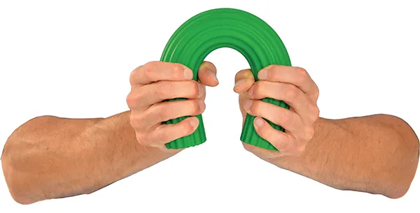 Riešo ir rankų treniruoklis Moves Flex Bar 31x4,5cm-Green (Heavy)