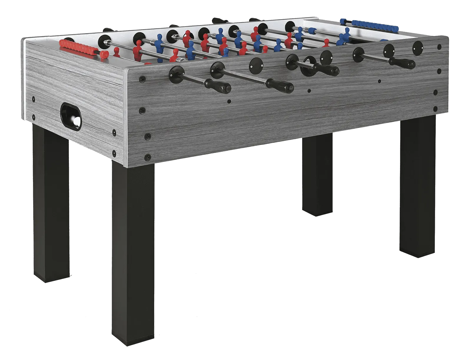 Futbolo stalas Garlando F-100, pilkas ąžuolas, teleskopiniai strypai