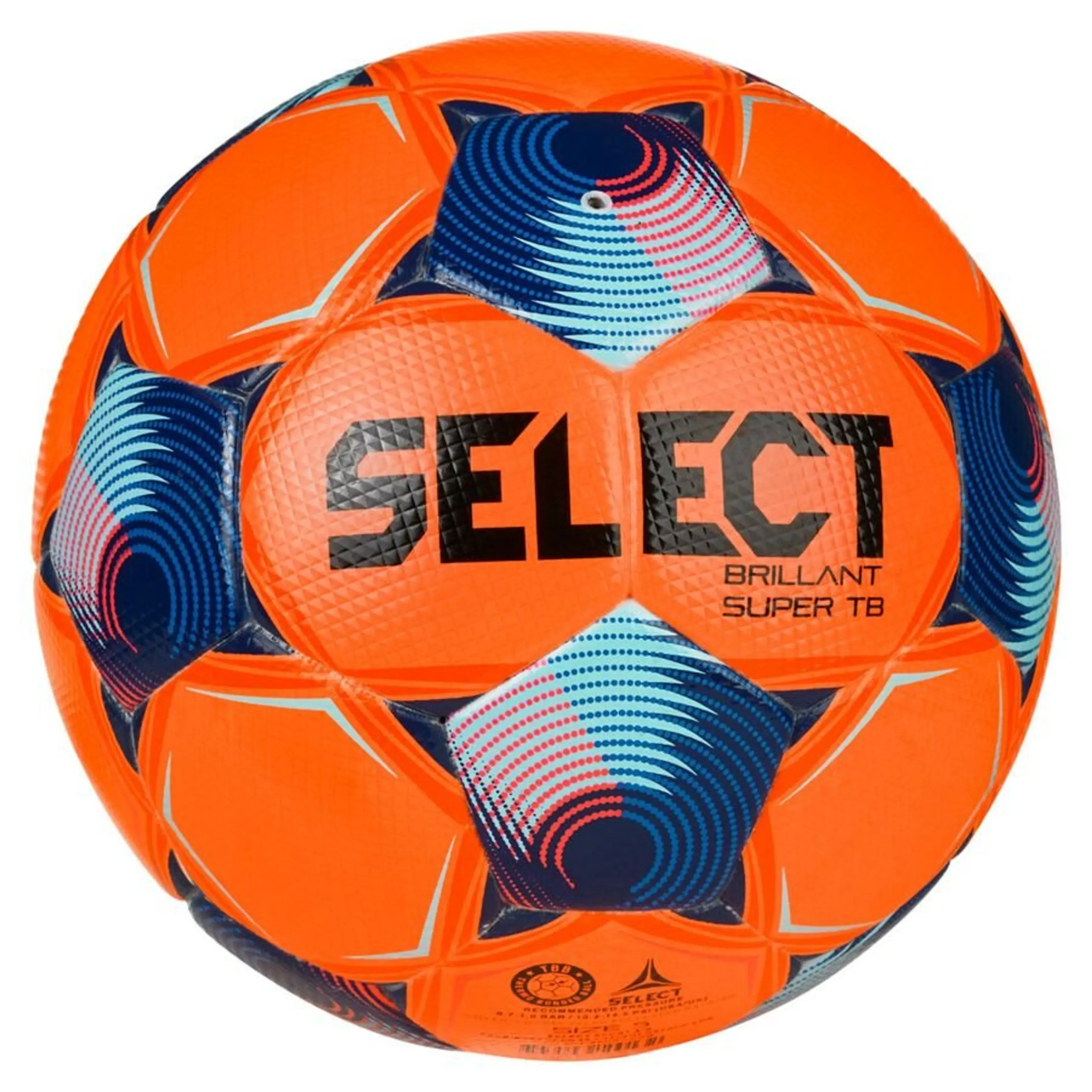 3615971662 Futbolo kamuolys Brillant Super TB v25 FIFA Quality Pro oranžinis dydis 5