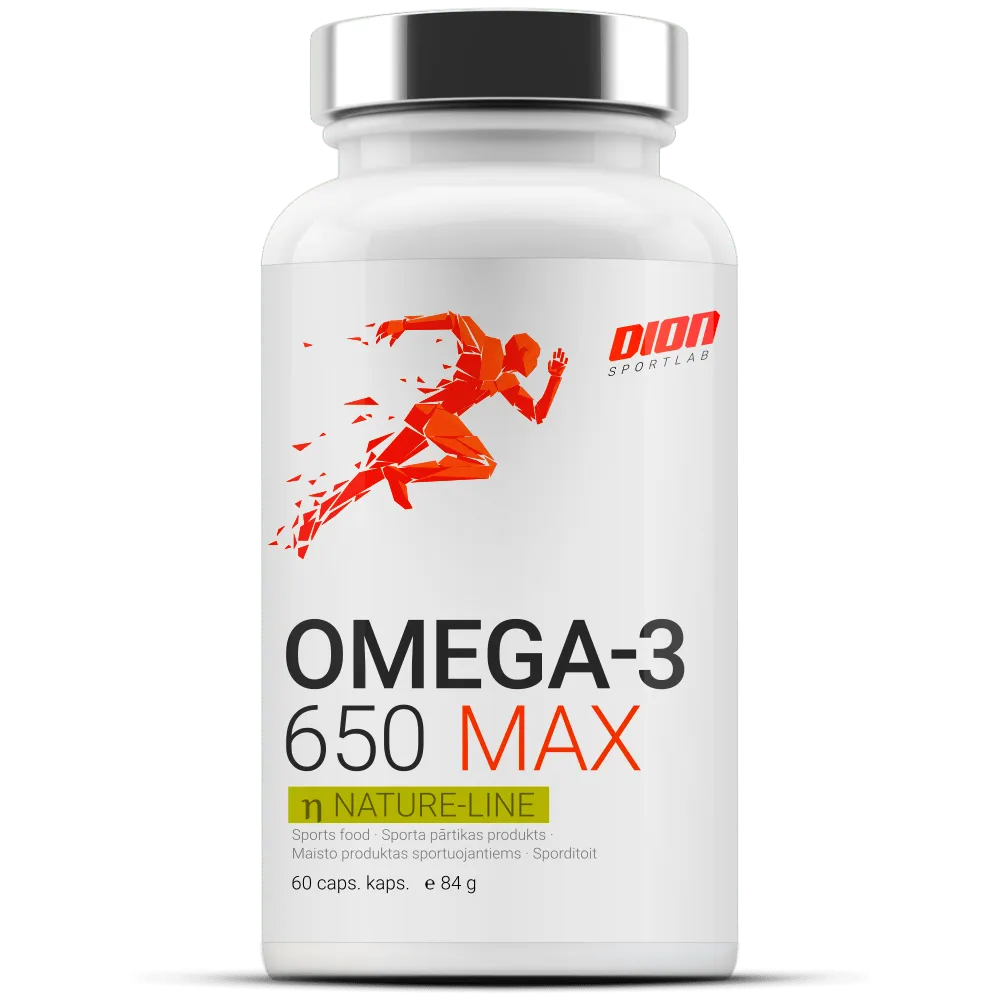 OMEGA-3 650 MAX 60 kapsulės
