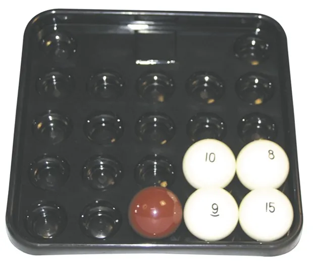 Padėklas rusiško biliardo rutuliams