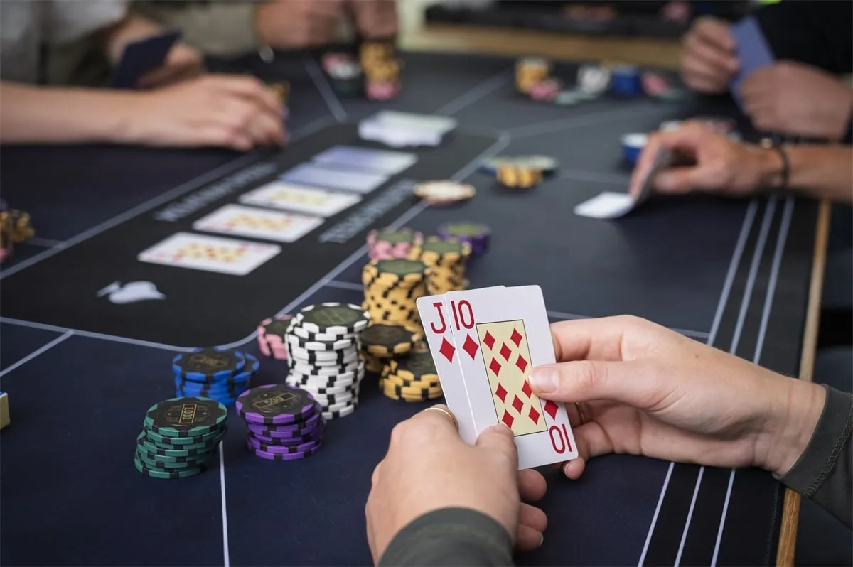 Pokerio kilimėlis, mėlynas 177 × 89 cm