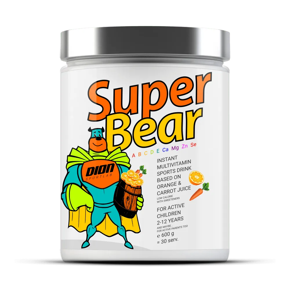 SUPER BEAR 600 g Apelsinų + Morkų sultys