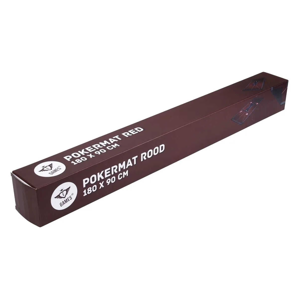 Pokerio kilimėlis, raudonas 177 × 89 cm