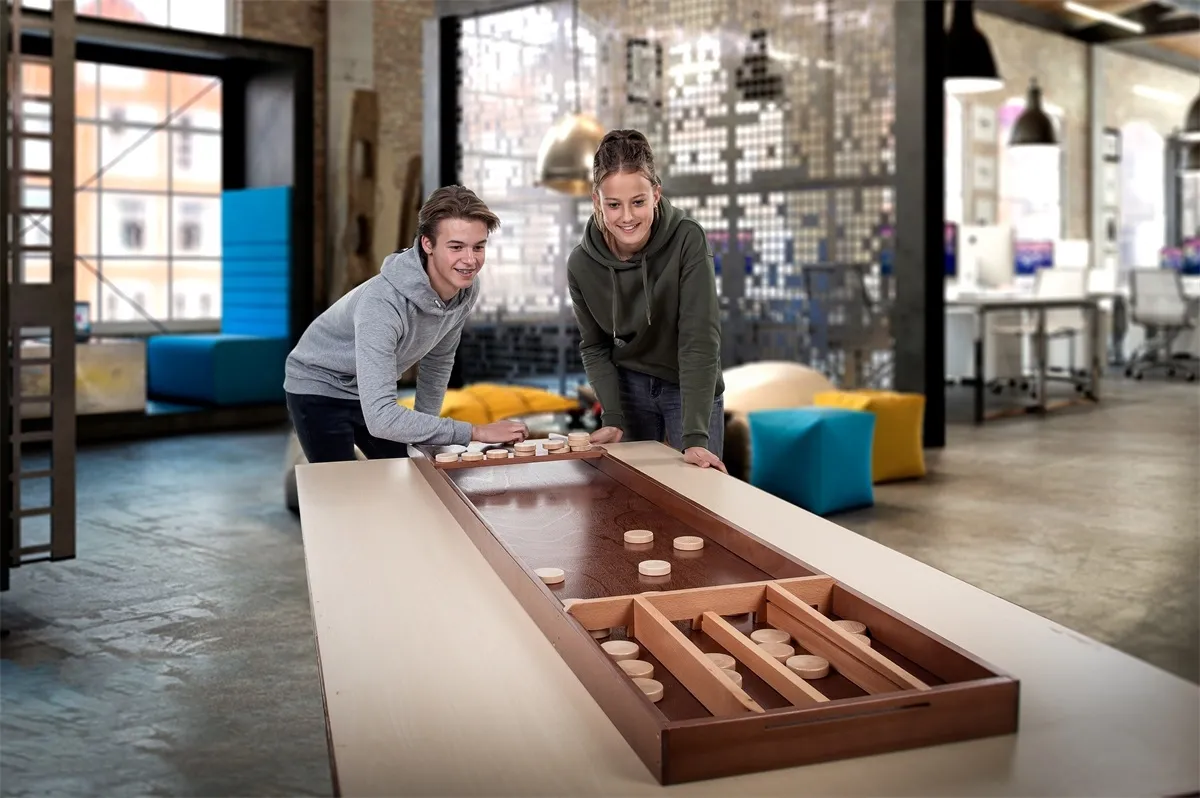 Stalo žaidimas Shuffleboard Competition Luxury, 200 × 40 × 7,5 cm