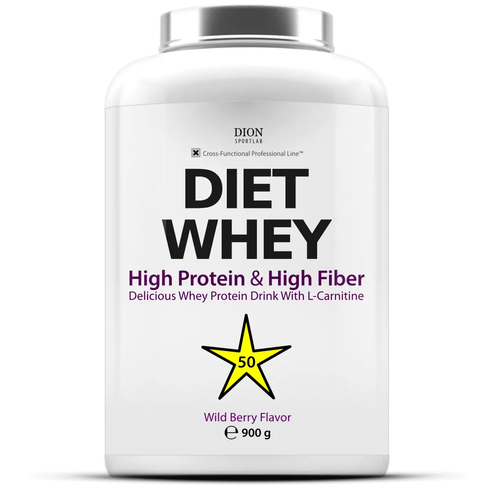 DIET WHEY 900 g Miško uogų sk.