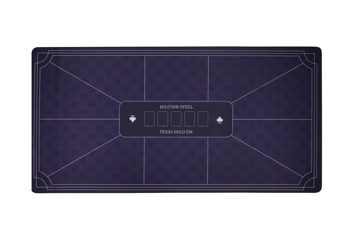 Pokerio kilimėlis, mėlynas 177 × 89 cm