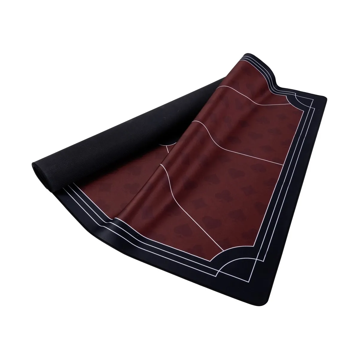 Pokerio kilimėlis, raudonas 177 × 89 cm