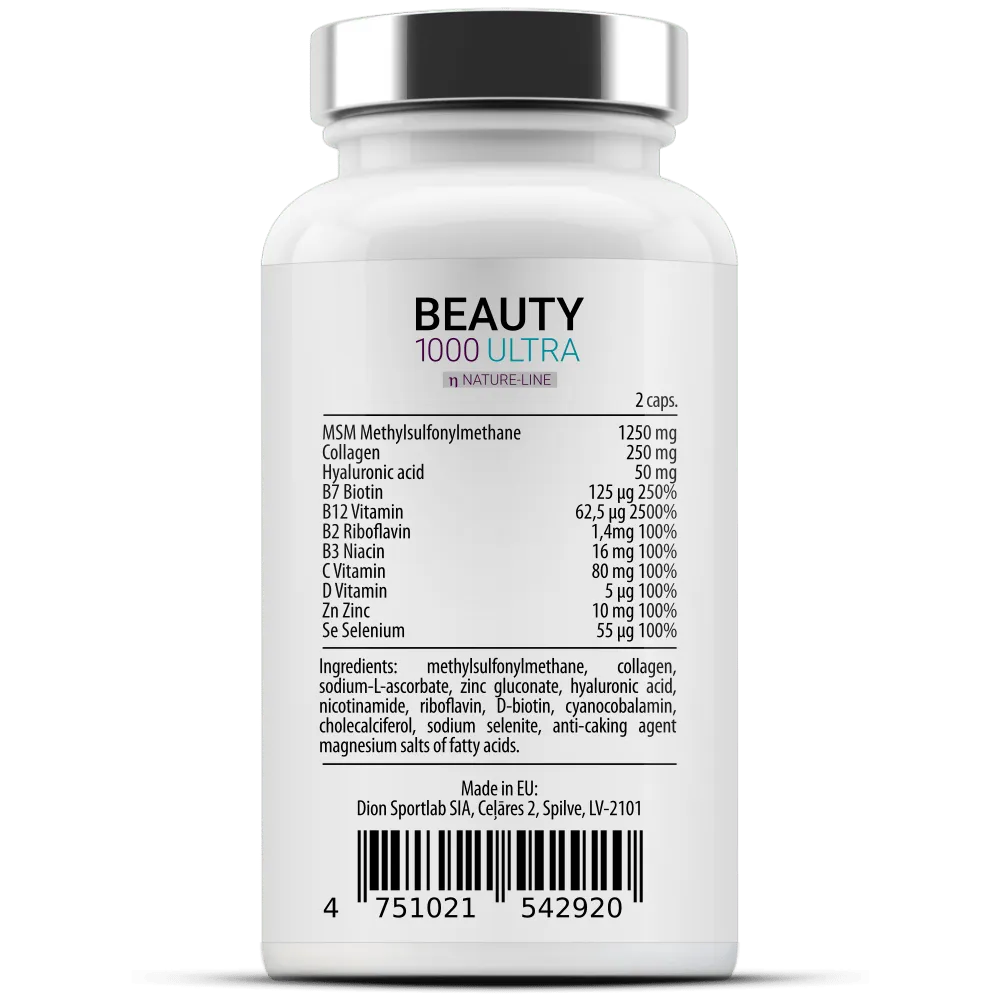 BEAUTY 1000 Ultra 60 kapsulės