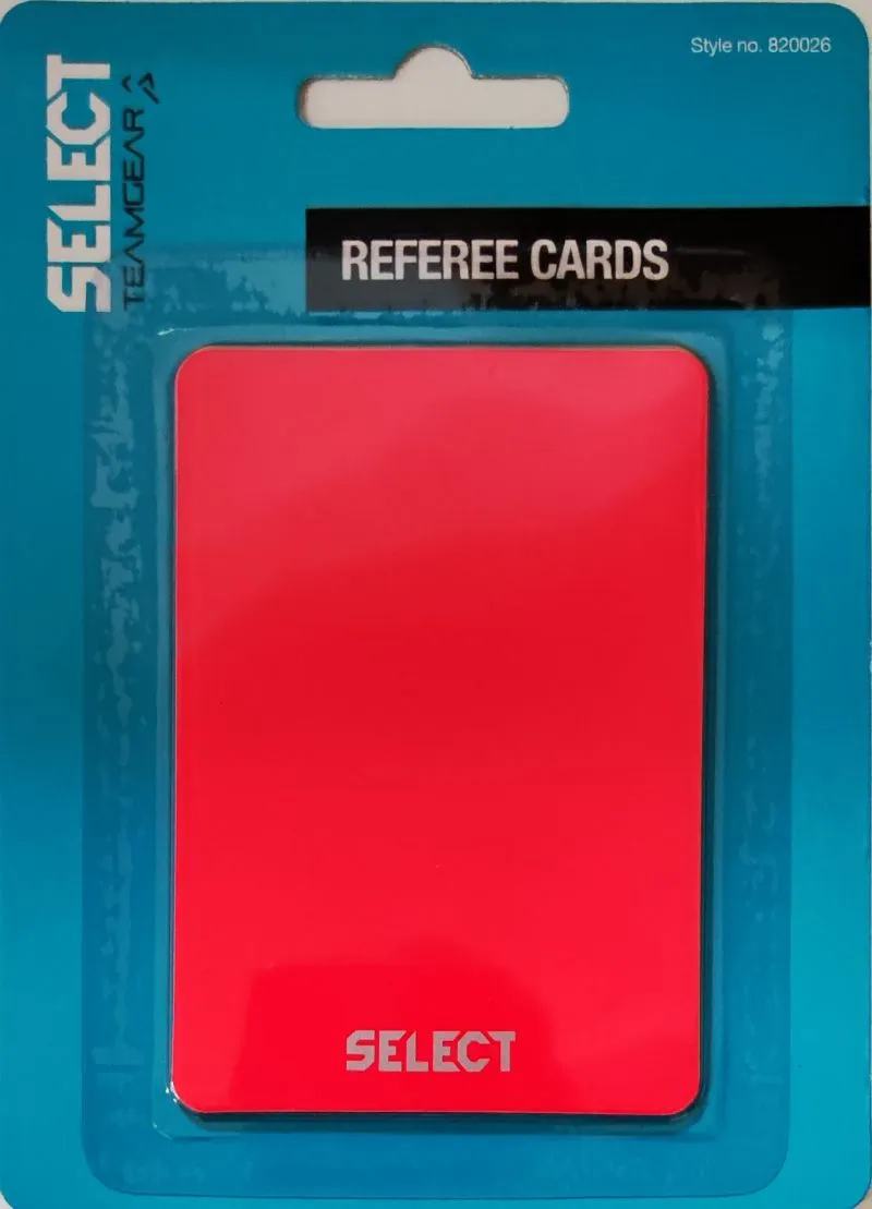 TEISĖJO KORTELĖS SELECT