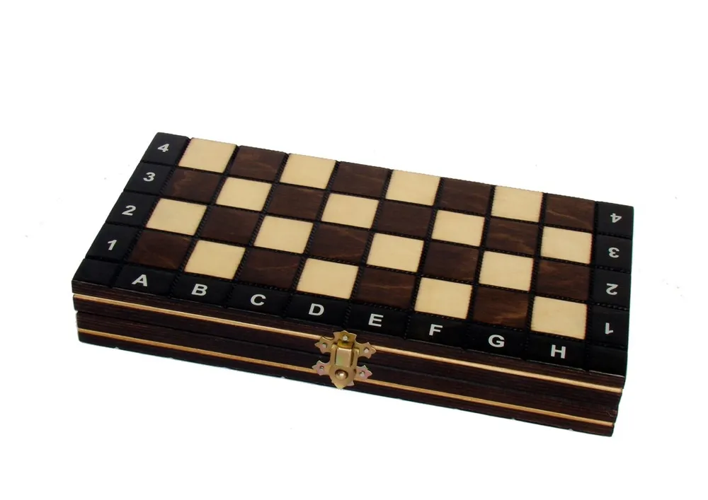 8 Magnetiniai šachmatai Magnetic School 260x130x40mm, karalius 50mm