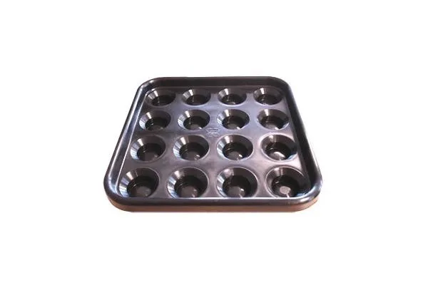 85028680_Ball_Tray_black_68mm_Pyramid Padėklas rusiško biliardo rutuliams