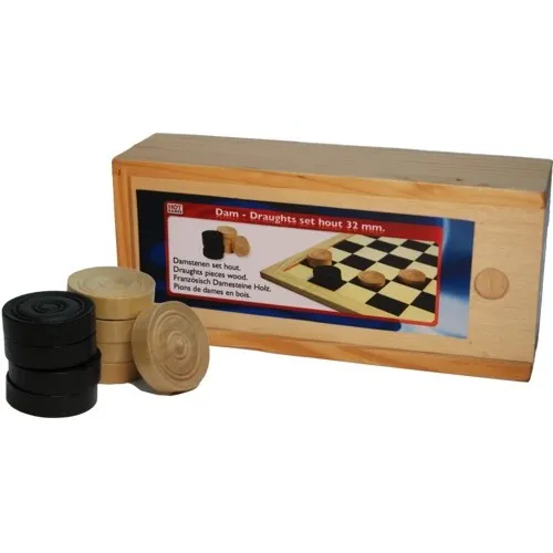 Šaškės medinės 32mm