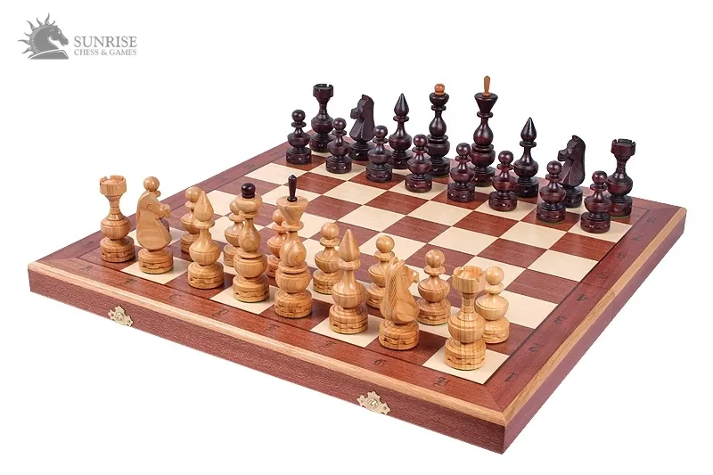 Šachmatai Debiut 500x250x60mm, karalius 120mm