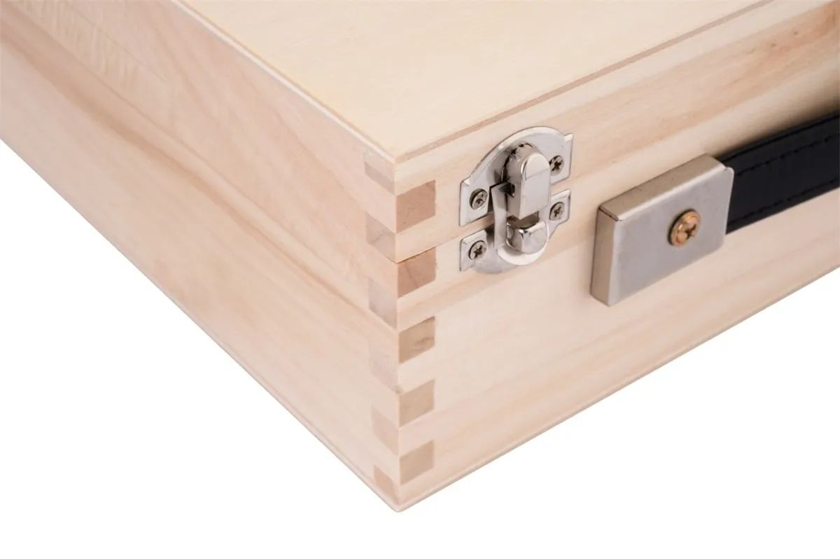 b02c4d42b4af87b6291b069b62923d573ef4c029 Petankės rinkinys 6 rutuliai 720gr. medinėje dėžutėje