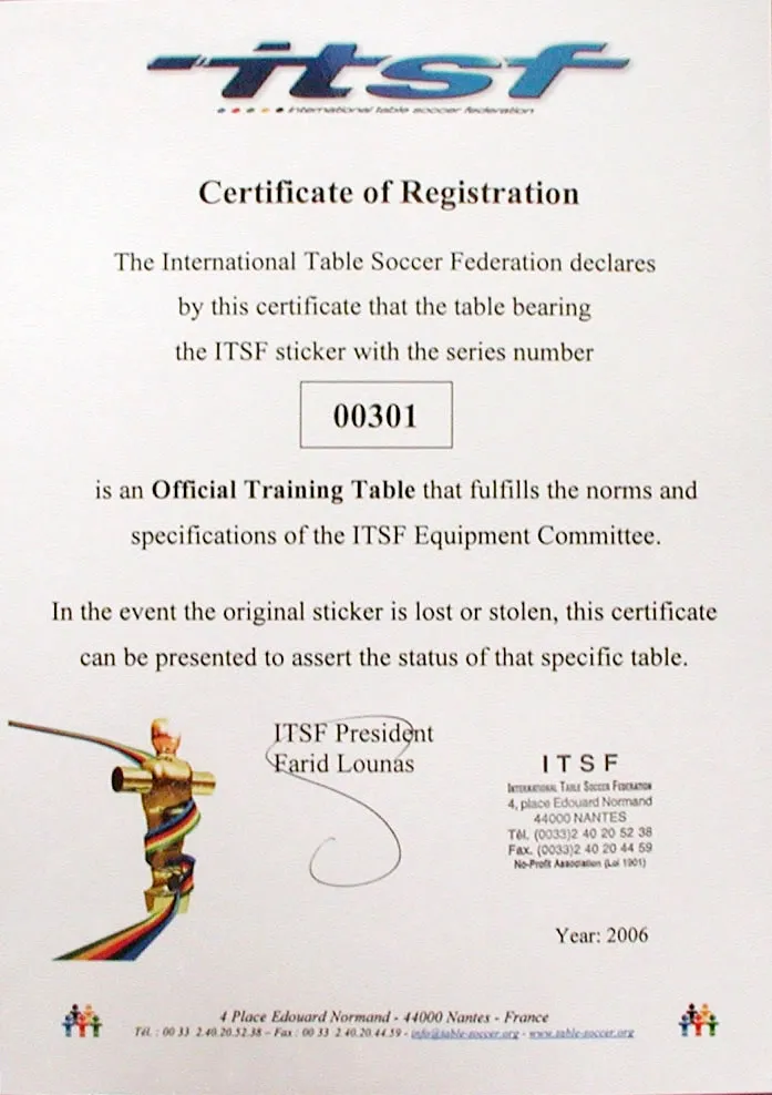 Futbolo stalas Garlando Pro Champion