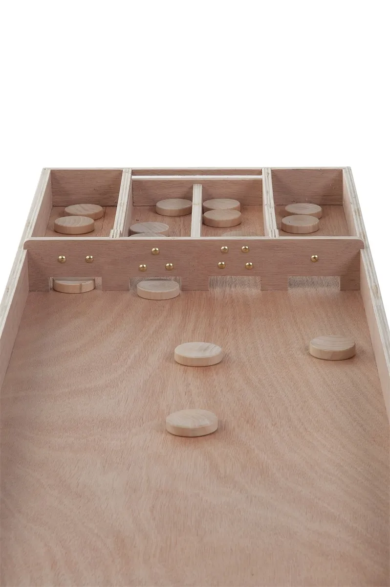 befc0c922cf8843895bc2778355f22a68f0da416 Stalo žaidimas Shuffleboard Match, 200 × 41 × 7,5 cm