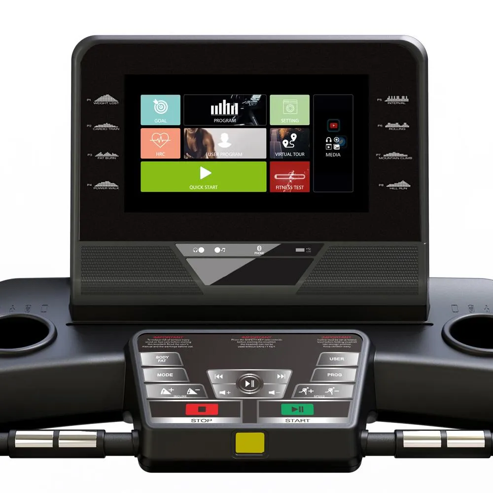 Bėgimo takelis BH Fitness RS900 Multimedia (liečiamas ekranas)