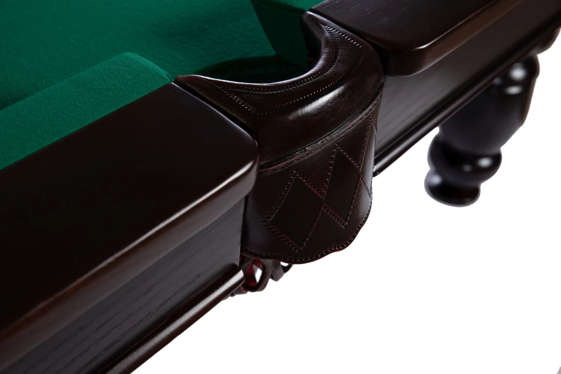 Pulo stalas Arizona 8' pėdų (245x145cm) žalias audinys, su komplektacija