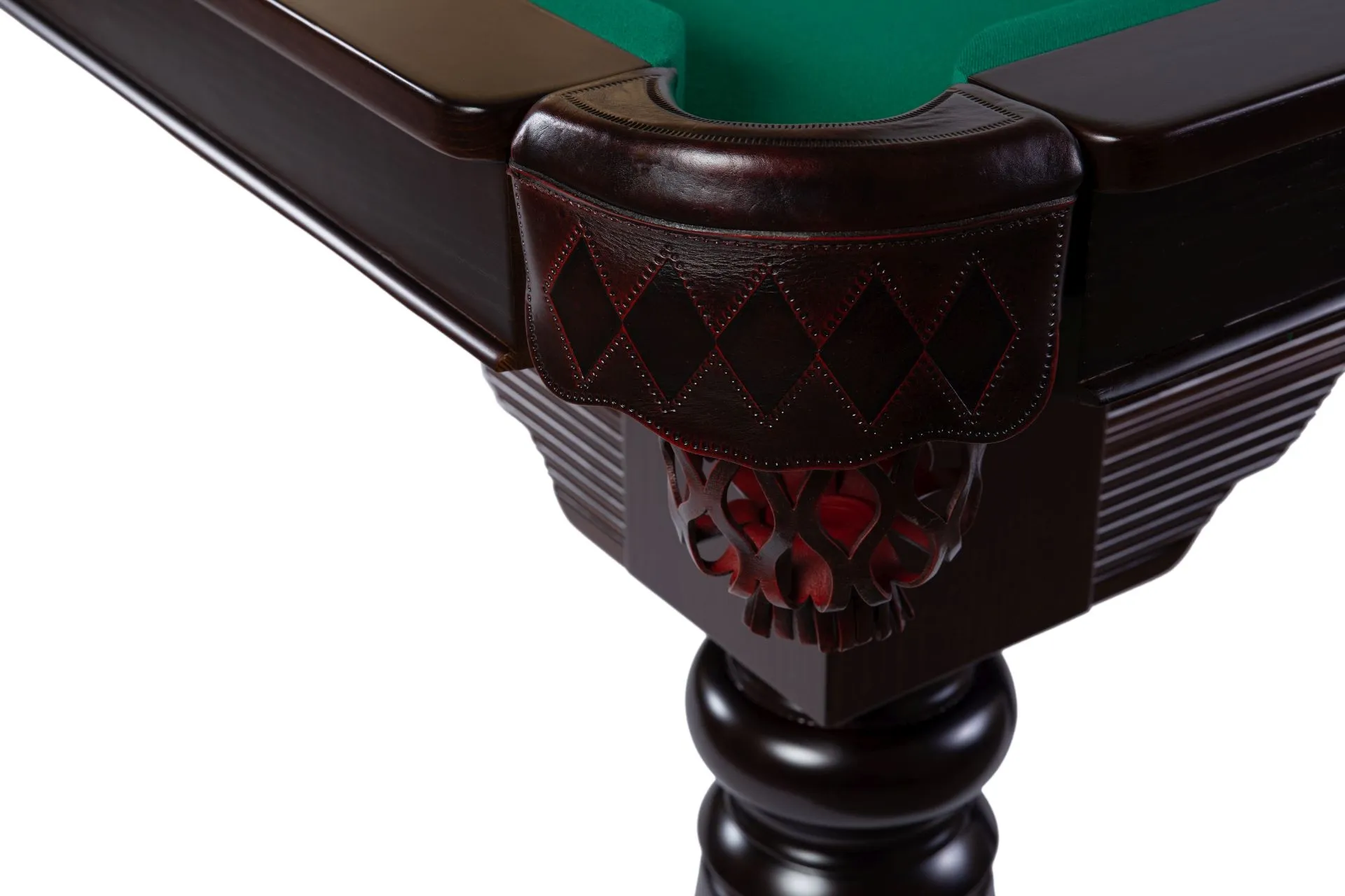 Pulo stalas Arizona 8' pėdų (245x145cm) žalias audinys, su komplektacija