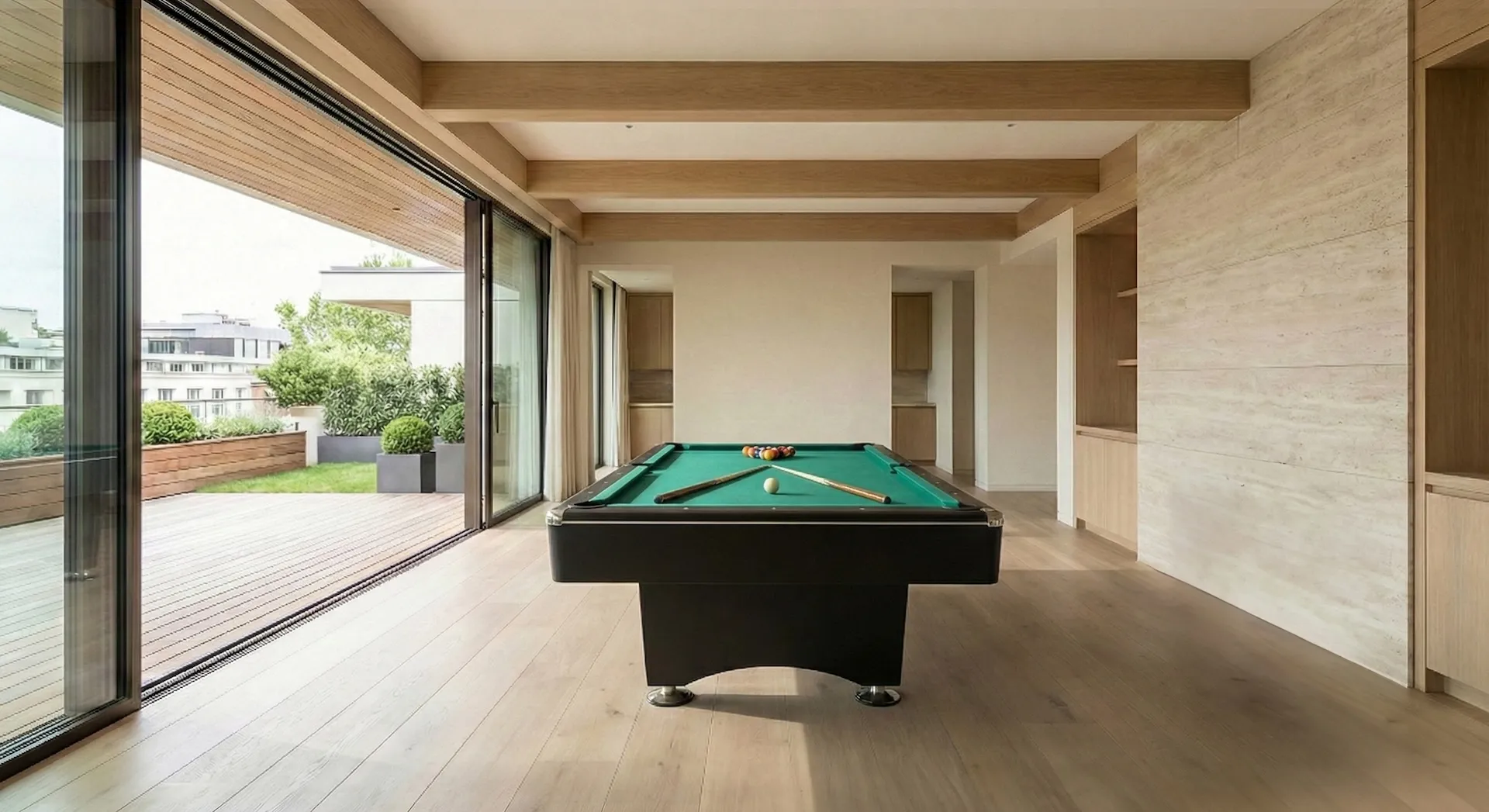 Pulo stalas Bilaro Eliminator II 9 pėdų , juodos spalvos