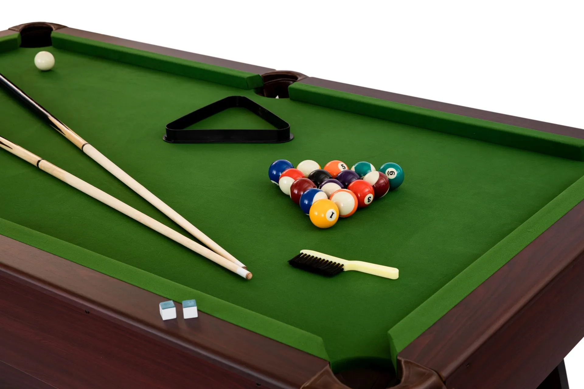 Pulo stalas Bilaro Q15 8 pėdų (242x131cm) žalias audinys su komplektacija