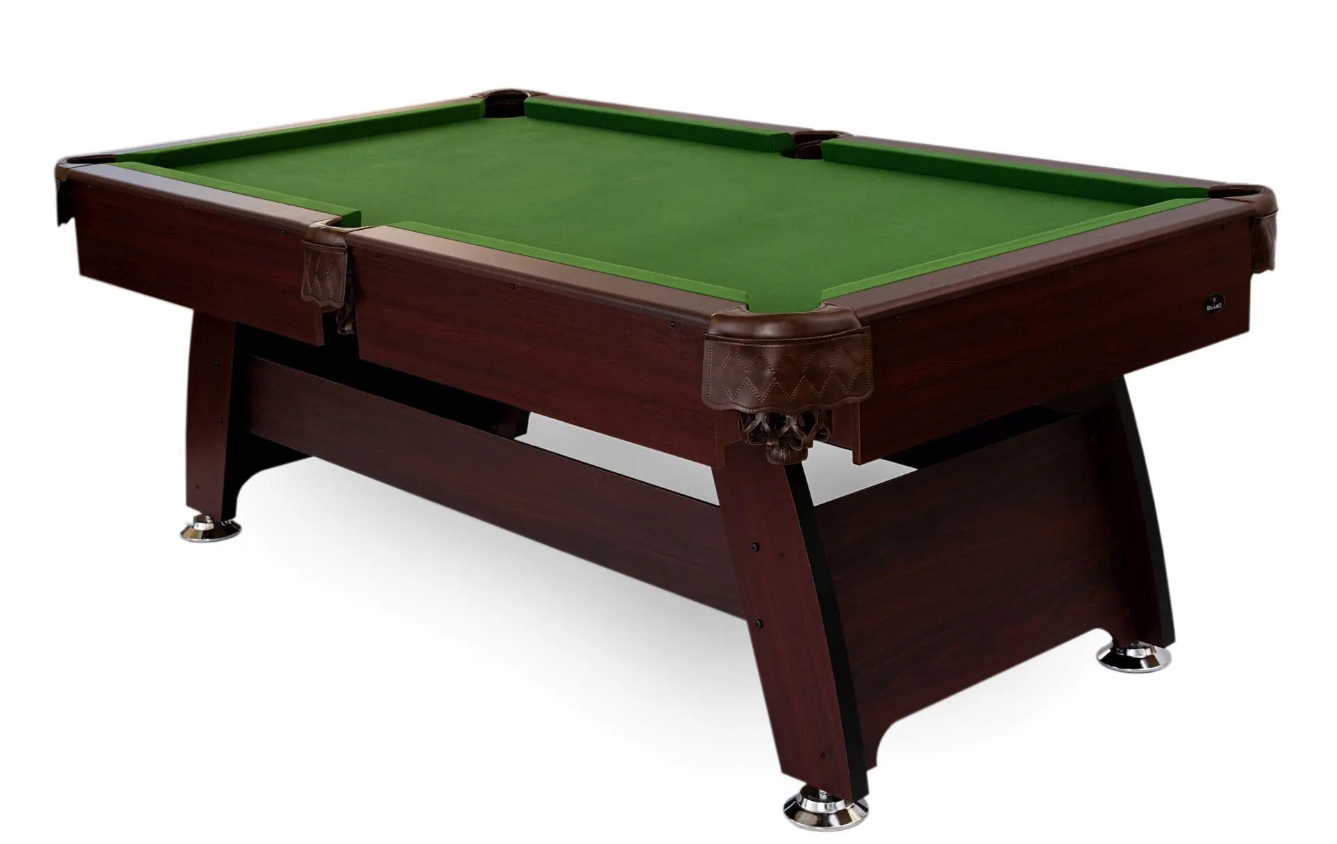 Pulo stalas Bilaro Q15 8 pėdų (242x131cm) žalias audinys su komplektacija