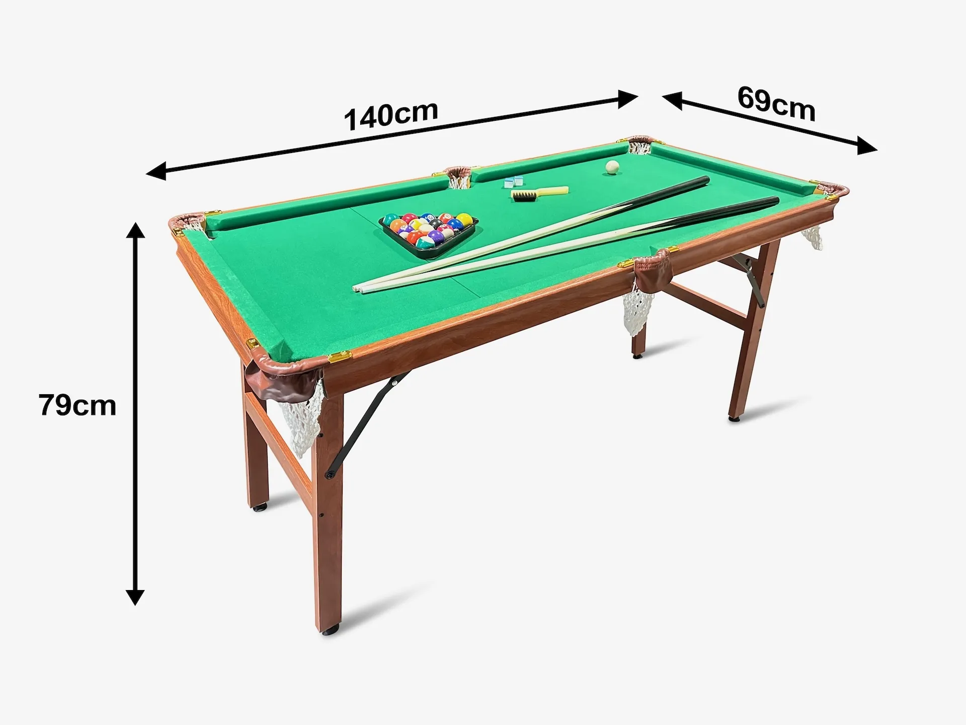 Pulo stalas Bilaro Floper 5 pėdų (140x69cm) su komplektacija