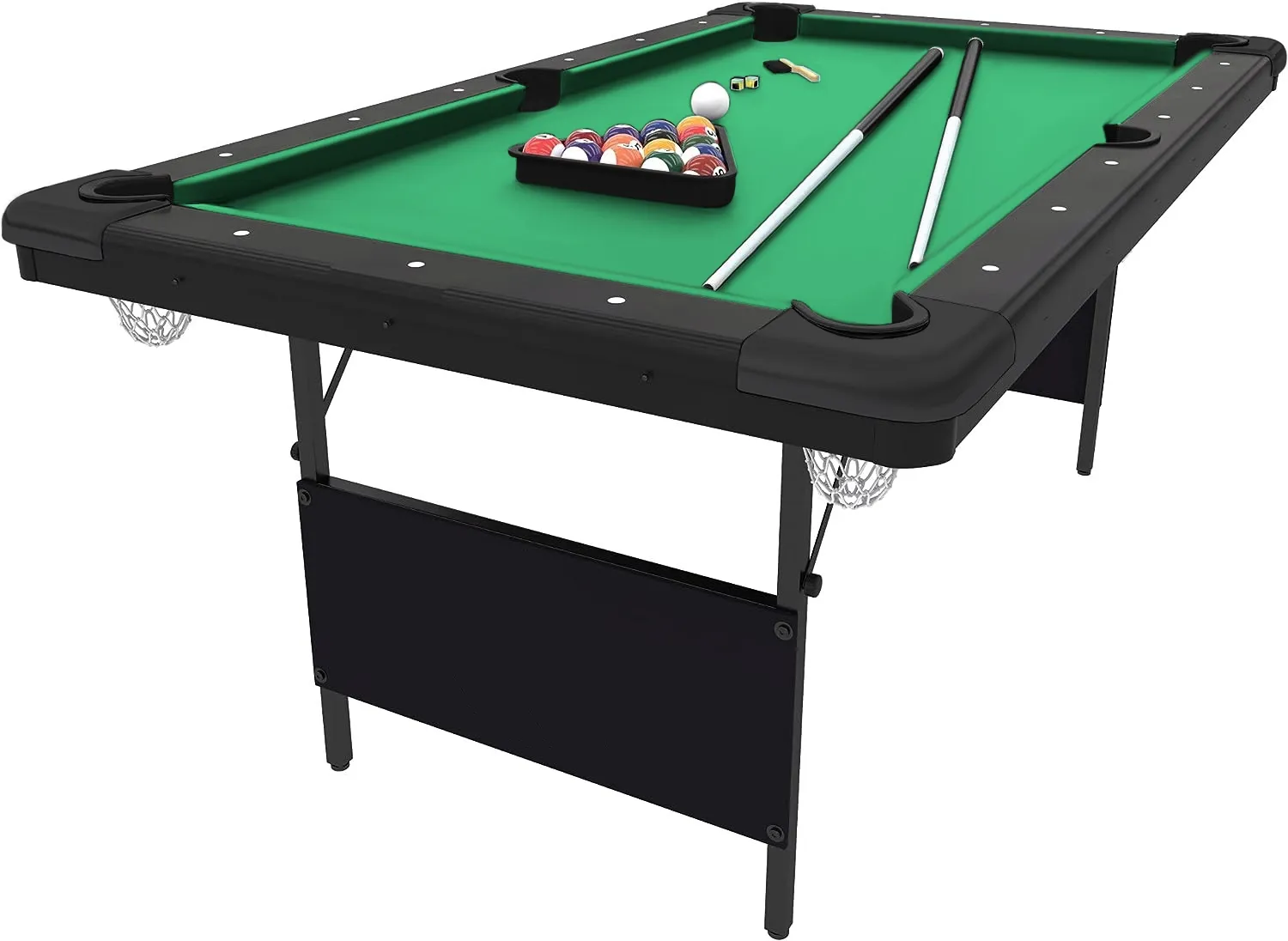 Pulo stalas Bilaro Green Folden 7 pėdų su komplektacija