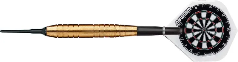 Smiginio strėlytės Winmau Broadside Brass 16 g Barrel / ~18 g Full Weight  soft tip