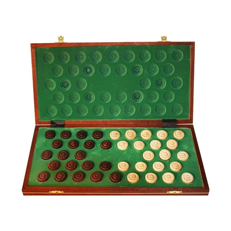 Medinės šaškės (šimtalangės) 40x40cm