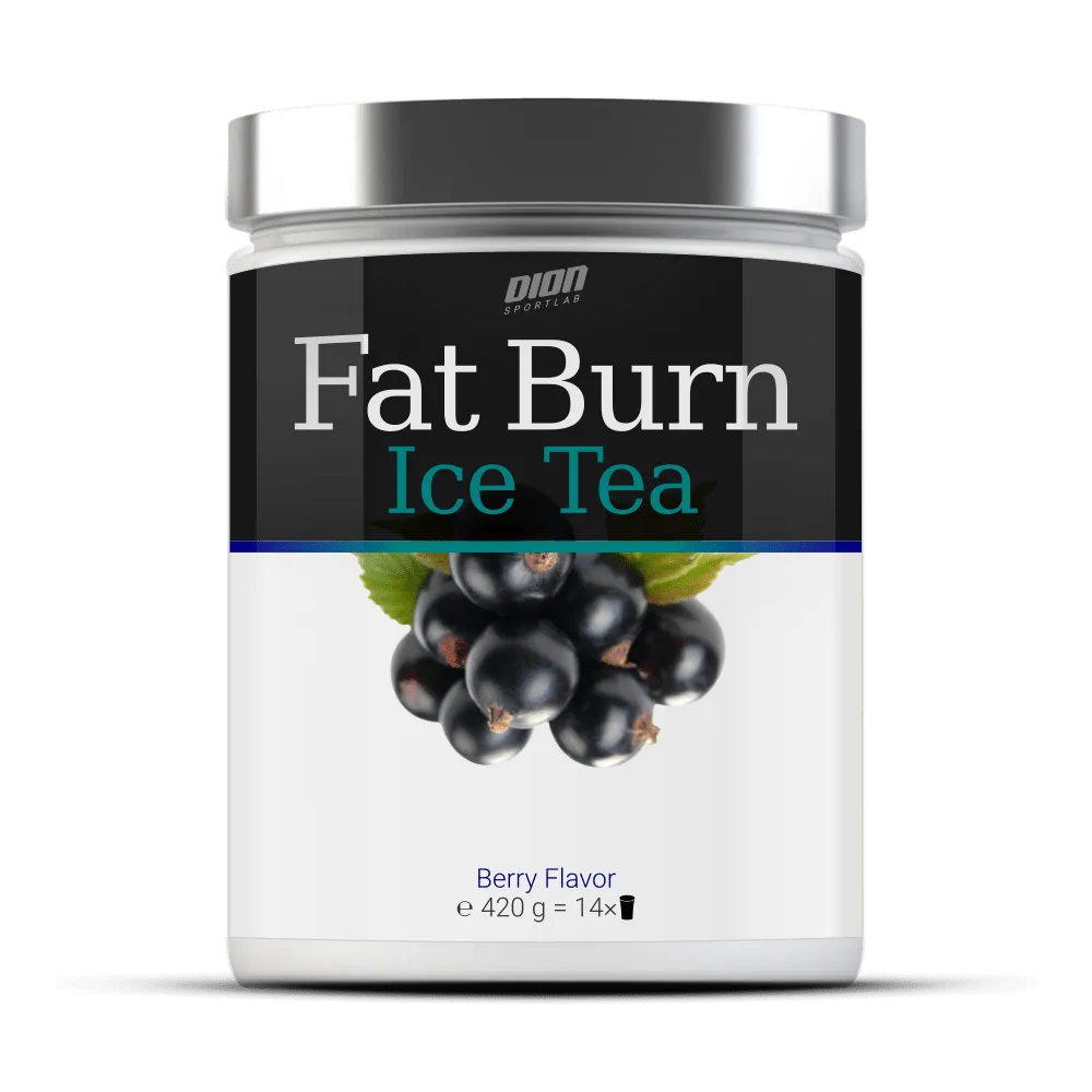 FAT BURN Ice Tea 420 g Uogų sk.