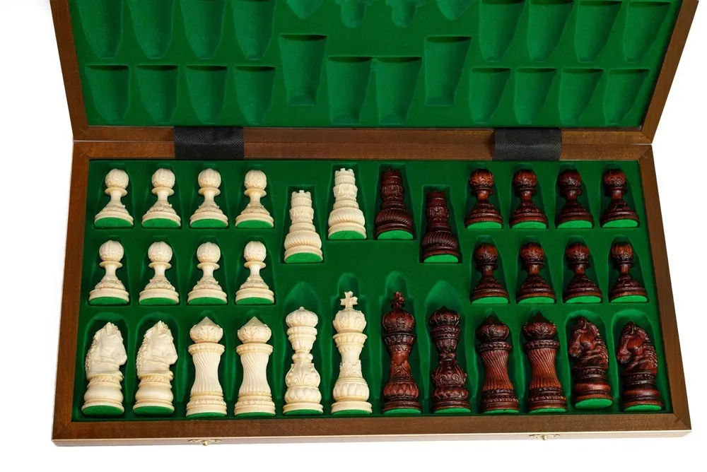 Šachmatai Mars 590x295x70mm, karalius 125mm