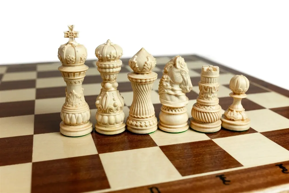 Šachmatai Mars 590x295x70mm, karalius 125mm