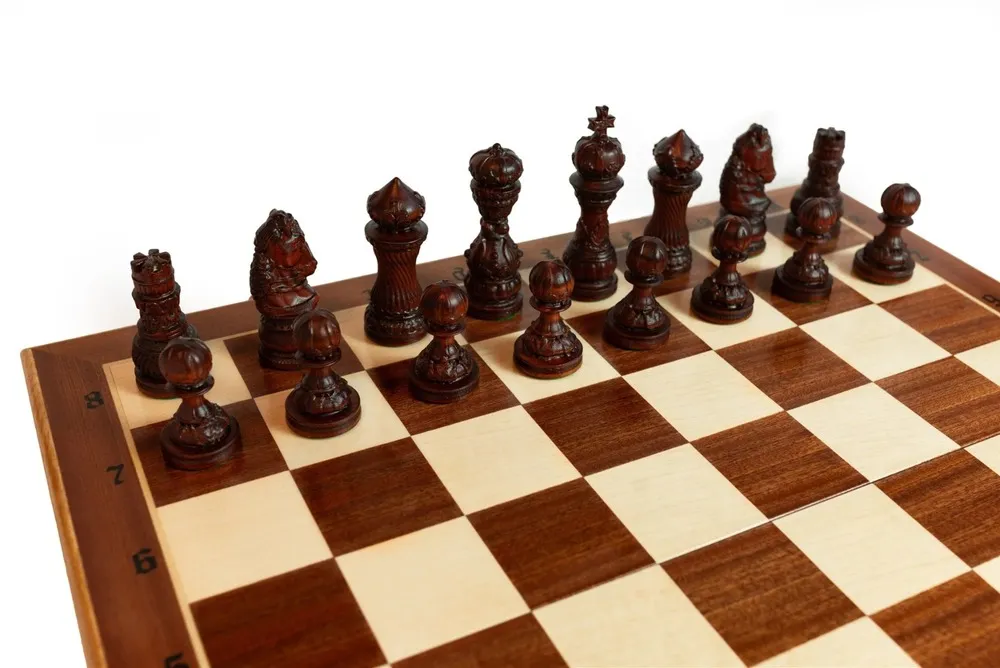 Šachmatai Mars 590x295x70mm, karalius 125mm