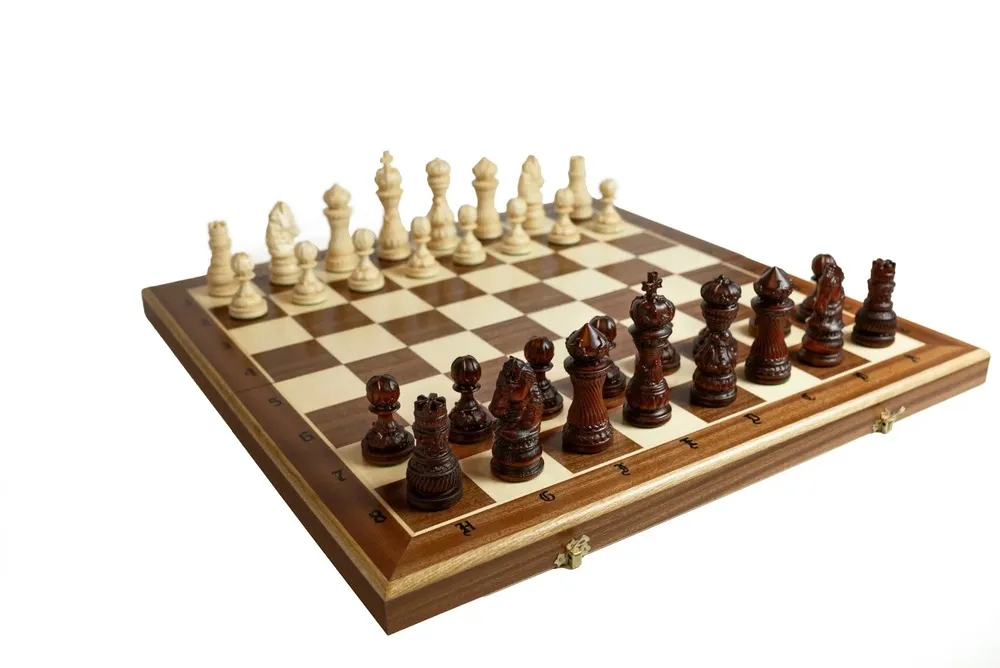 Šachmatai Mars 590x295x70mm, karalius 125mm