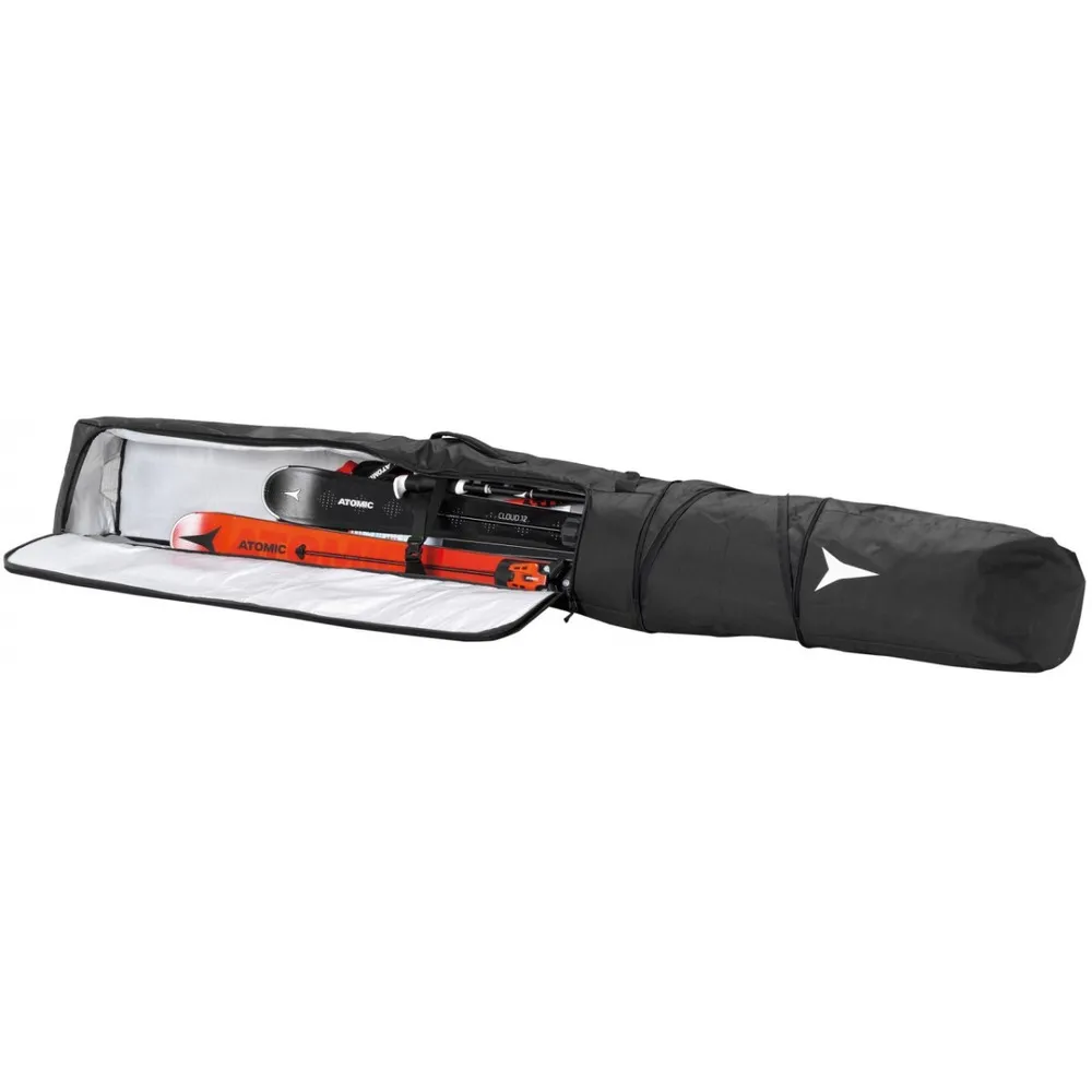 ATOMIC DOUBLE SKI BAG slidžių krepšys Black/Grey