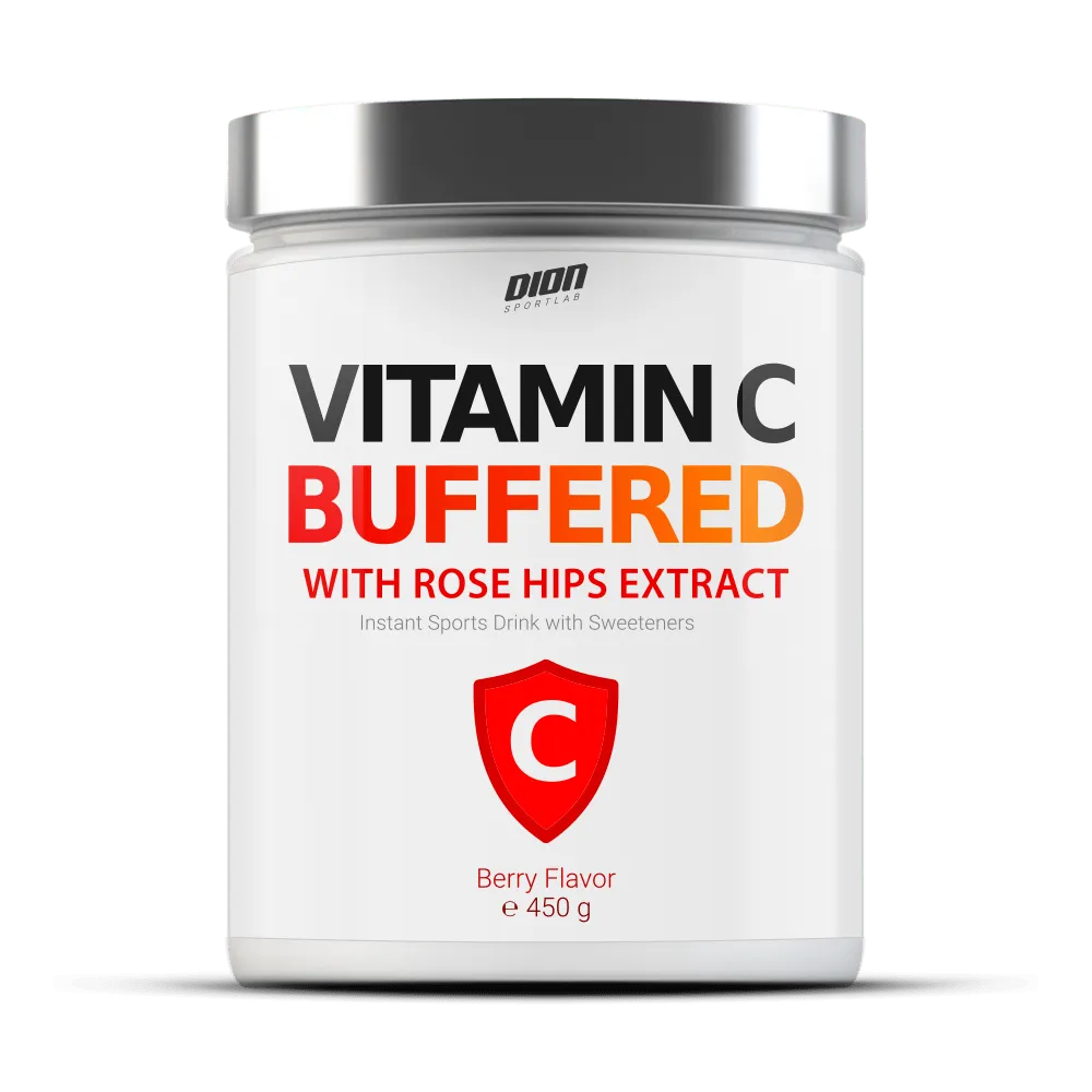 e2efe0998578d35c0bc34b9cca27fc7d VITAMIN C BUFFERED 180 g su laukinių rožių ekstraktu - Miško uogų sk.